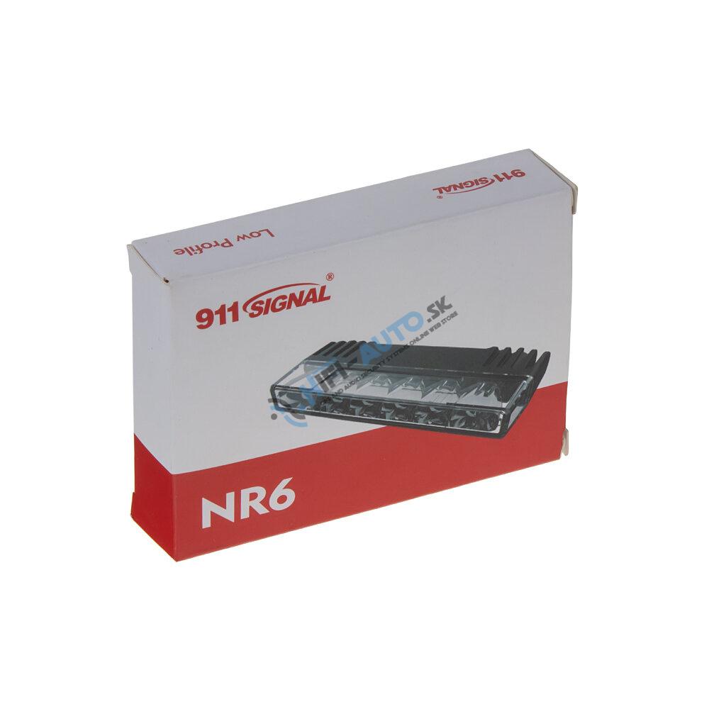 PROFI SLIM výstražné LED svetlo vonkajšie, do mriežky, červené, 12-24V, ECE R65