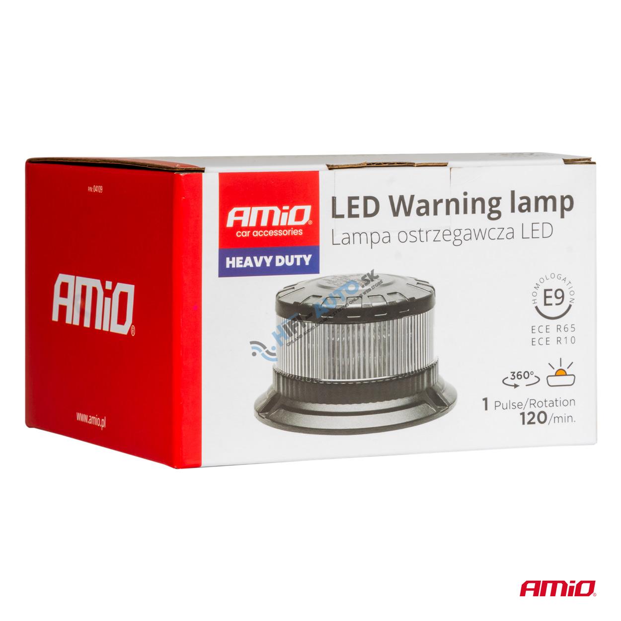 Výstražná LED majáková lampa W28B 12V 24V