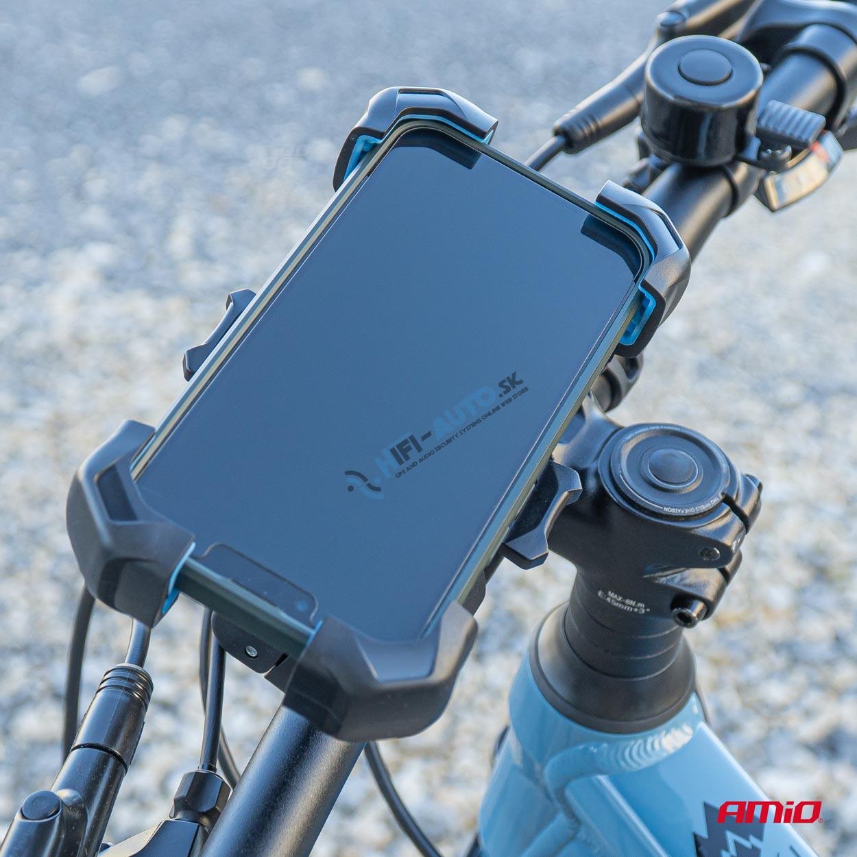 Držiak telefónu na motocykle otočný o 360°