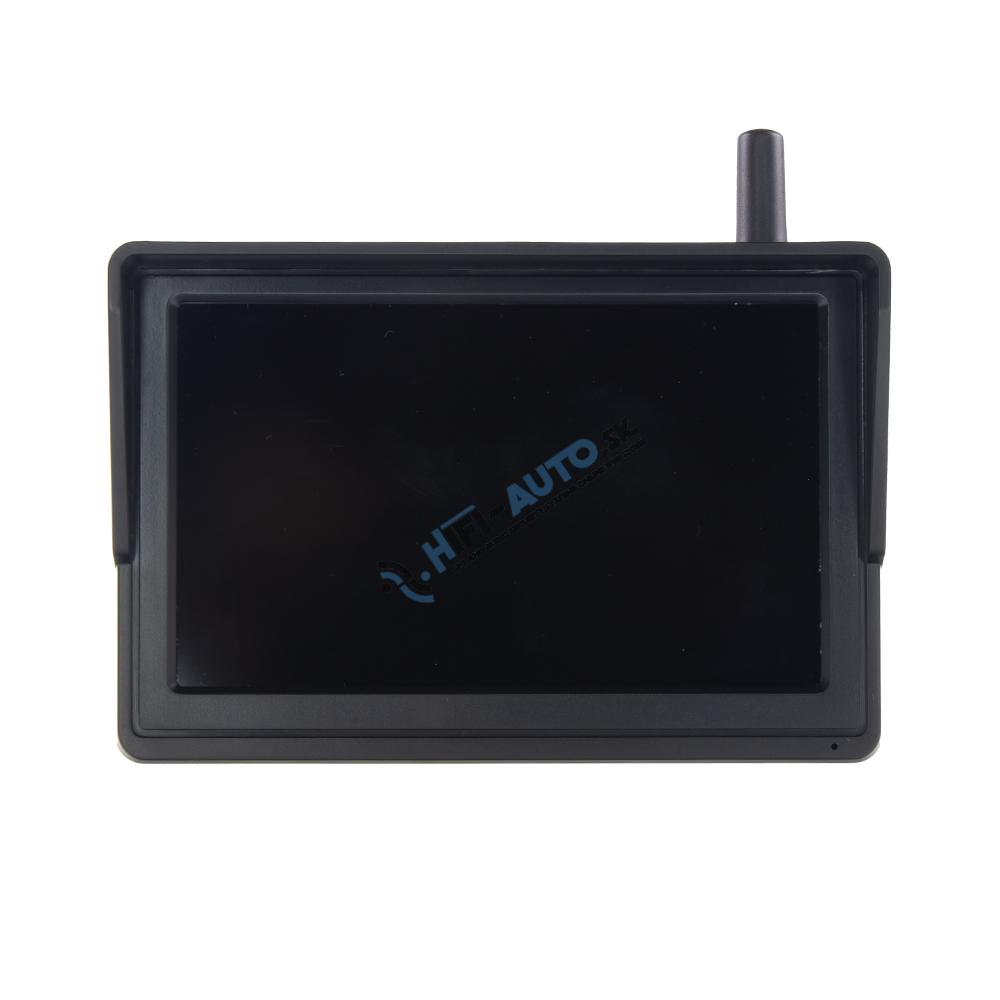 Bezdrôtový digitálny kamerový systém - 5" monitor / kamera v ŠPZ so solárnym napájaním