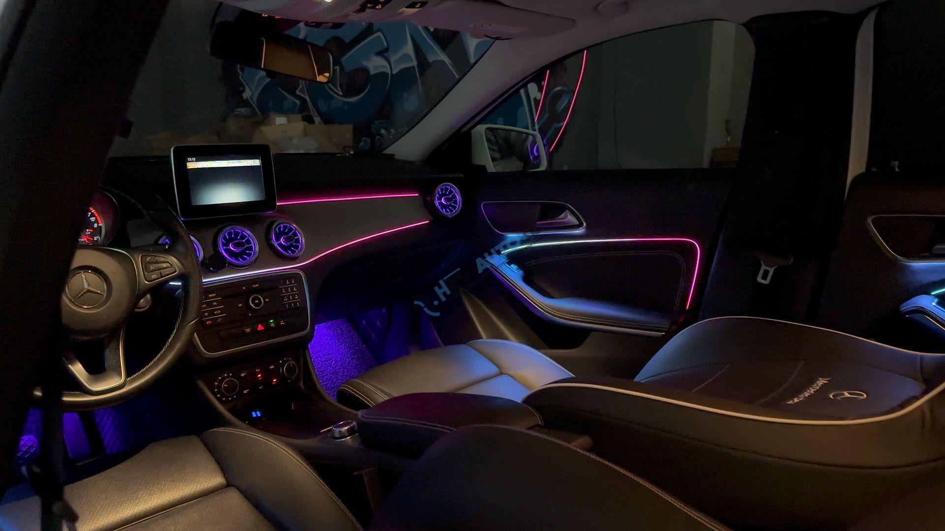 Ambientné osvetlenie Mercedes Benz A, B, CLA, GLA (W176, W246, W117, W156)