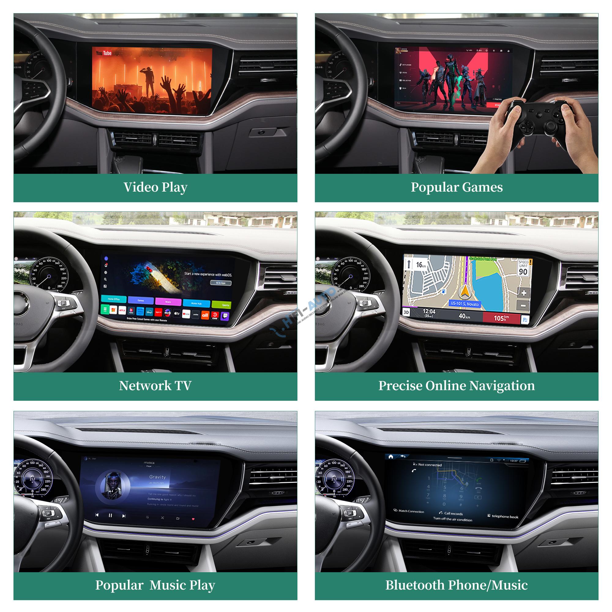 Android Auto + CarPlay + Android pre Volkswagen Touareg