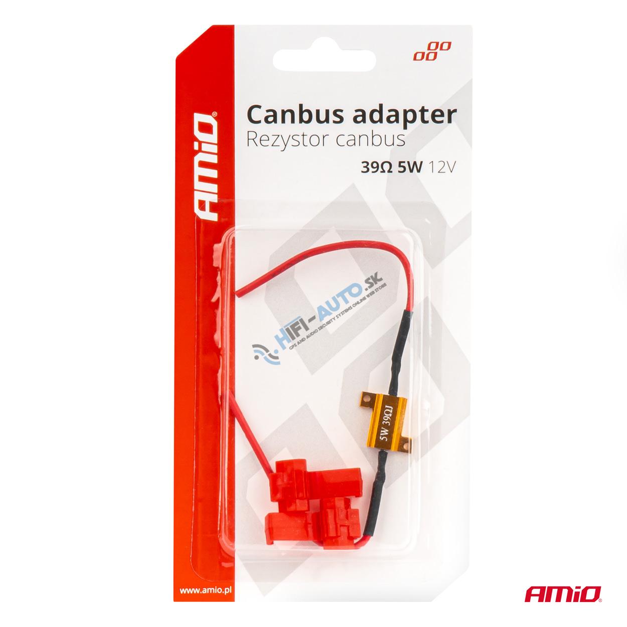 Rezistor pre LED žiarovky CANBUS 39Ω 5W 