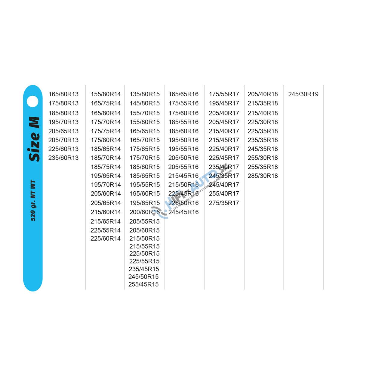 Textilné snehové reťaze Isse Easysock M 2 ks