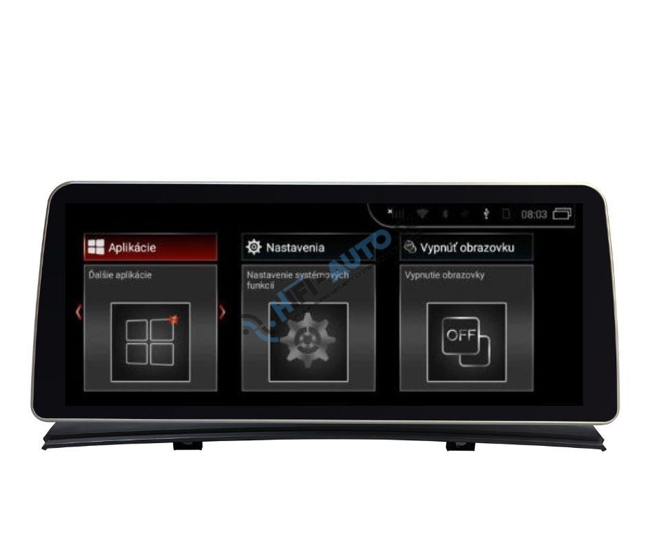 ANDROID 15 12,3" BMW X3 autorádio
