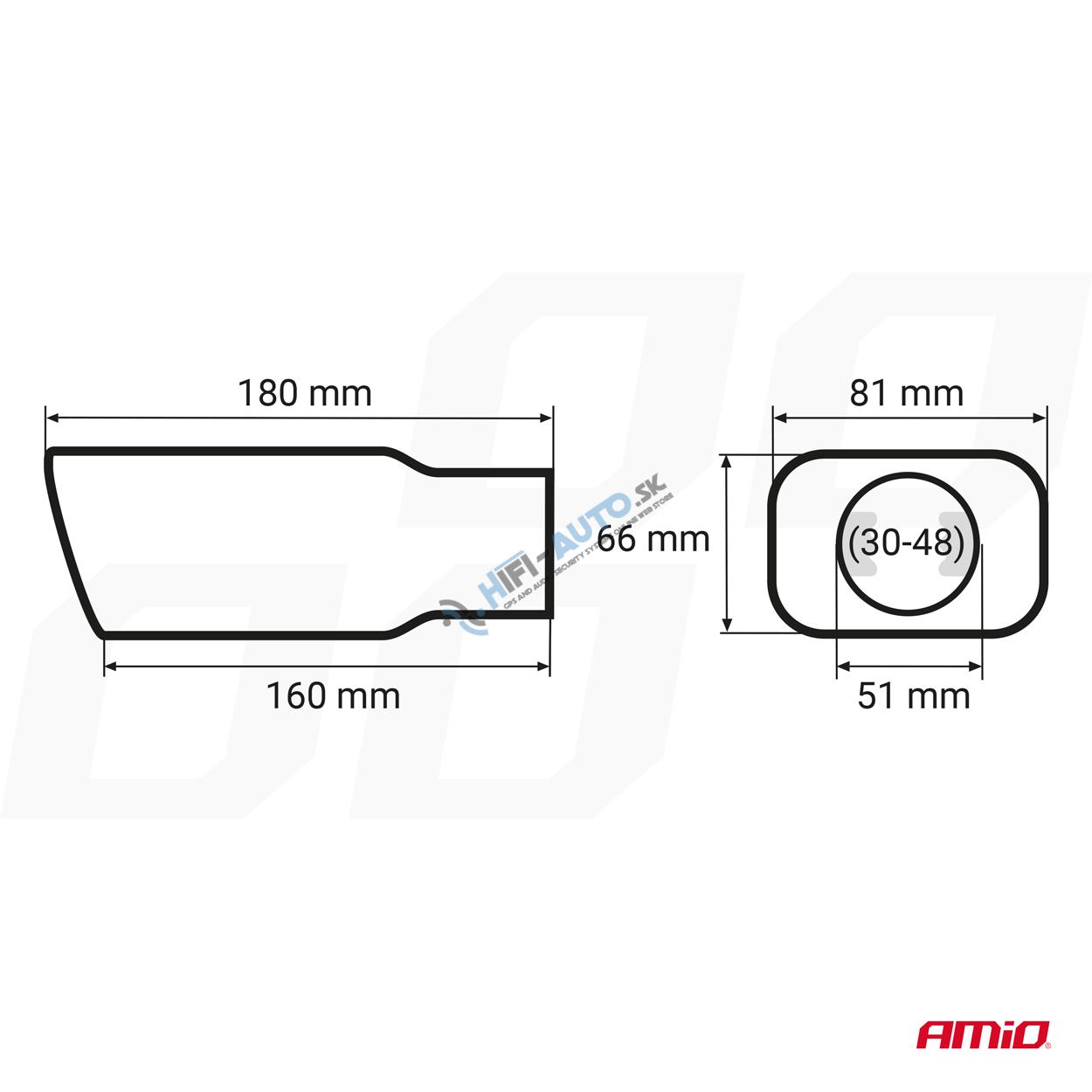 Koncovka výfuku MT 015