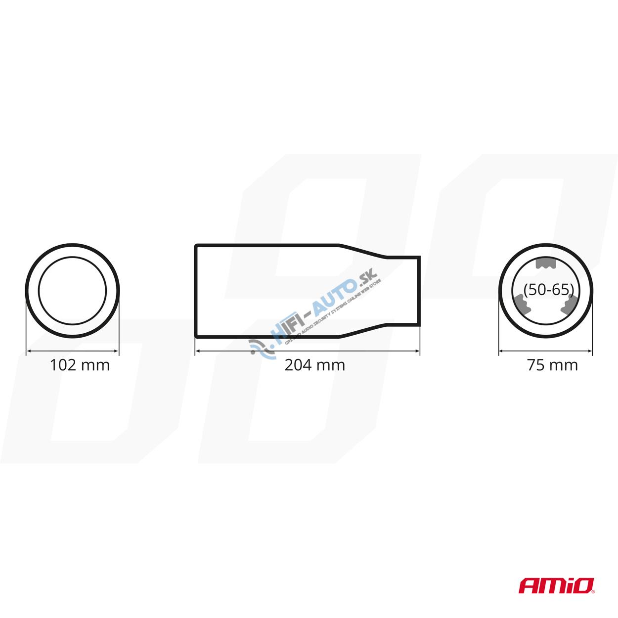 Koncovka výfuku MT 018BC