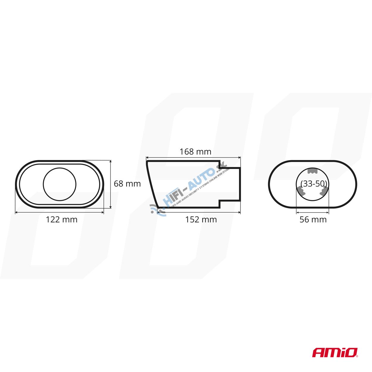 Koncovka výfuku MT 019BLC