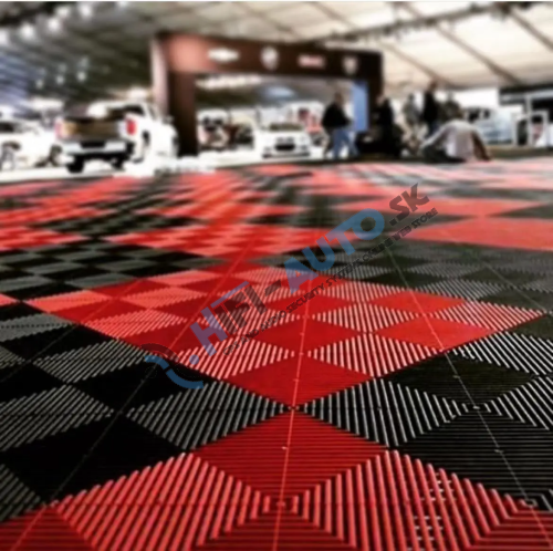 Modulárna PVC podlaha 610g - červená