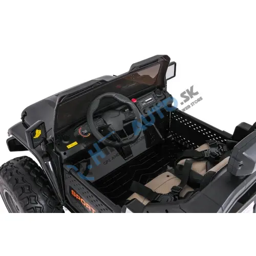 Extrémne športové vozidlo 4x4, variabilná veľkosť, čierna