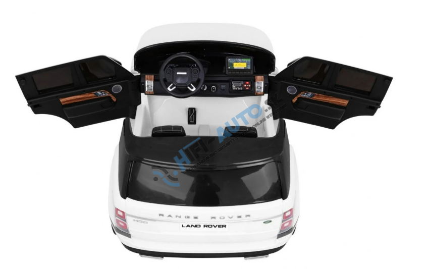 Range Rover HSE 2-miestne detské auto biele SUV + diaľkové ovládanie