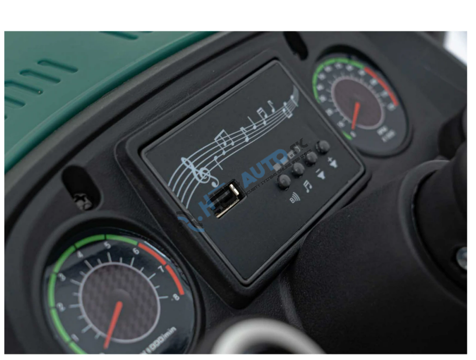 Traktorové vozidlo tmavozelené