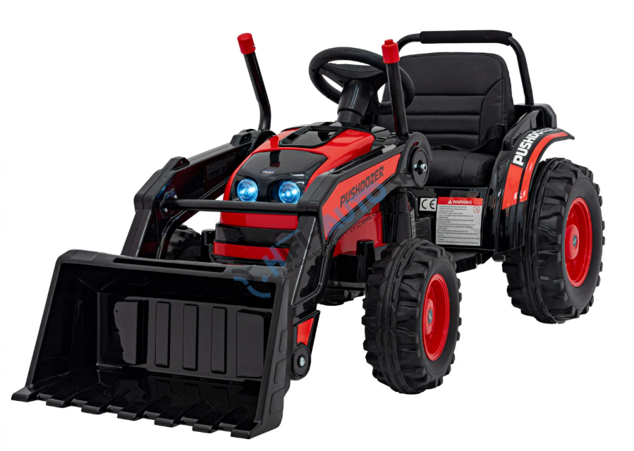 Elektrický bager – červený