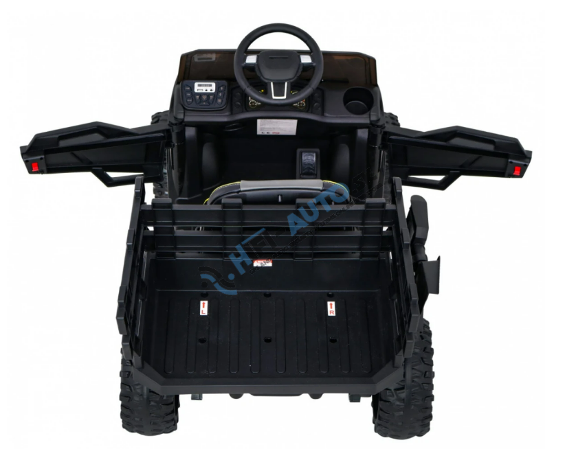 Elektrické autíčko - Farmer Pick-Up – čierne