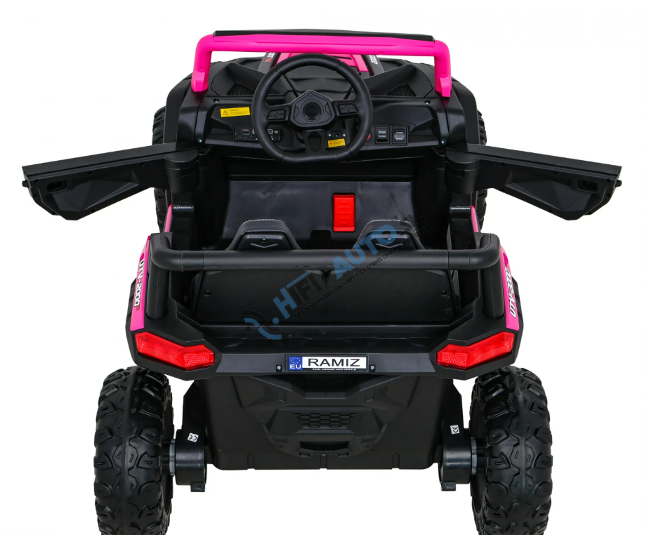 Elektrické autíčko Buggy UTV Racing 4x4 ružové