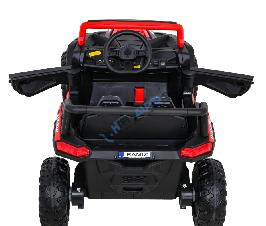 Elektrické autíčko Buggy UTV Racing 4x4 červené