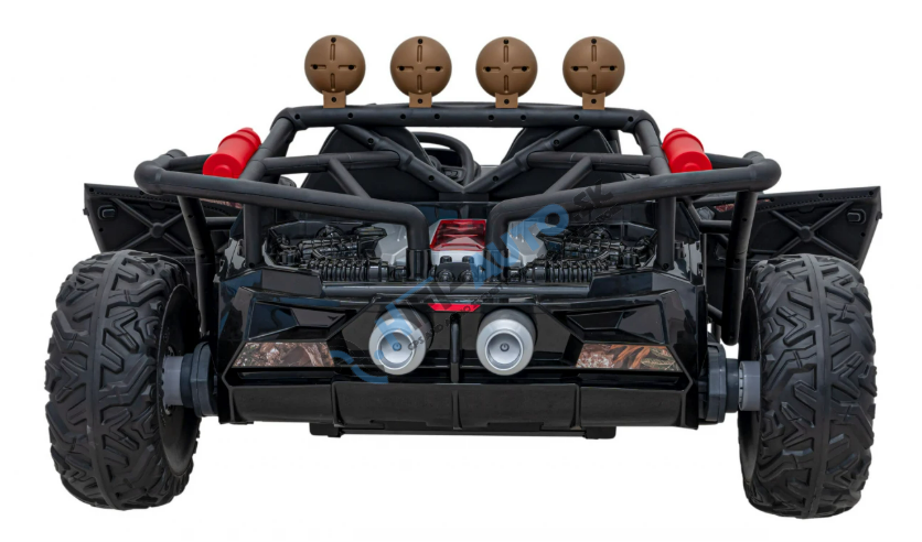 Elektrické autíčko Buggy Racing 2x200W čierne