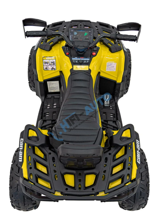 Detská elektrická štvorkolka Can-Am Outlander ATV žltá