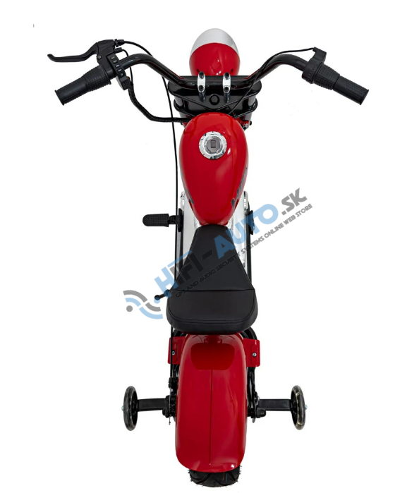 Elektrická motorka Chopper Warrior červená