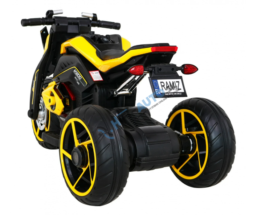 Detská elektrická motorka Future žltá