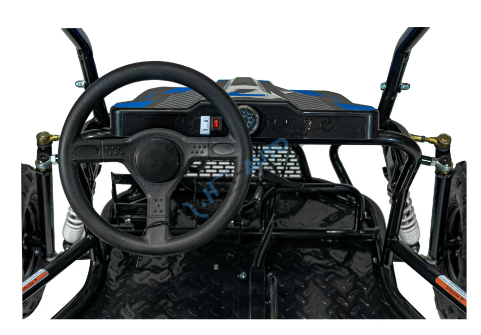 Benzínová BUGGY LUCKY SEVEN 212CC, modrá farba
