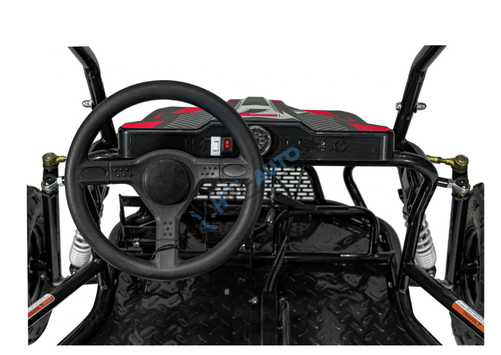 Benzínová BUGGY LUCKY SEVEN 212CC, Červená farba