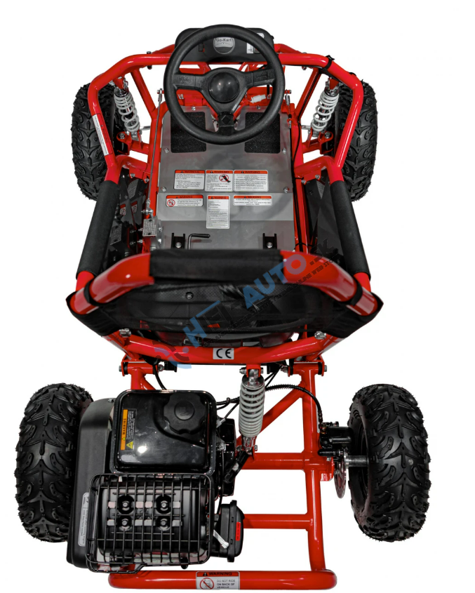 Detská benzínová motokára MUD MONSTER červená