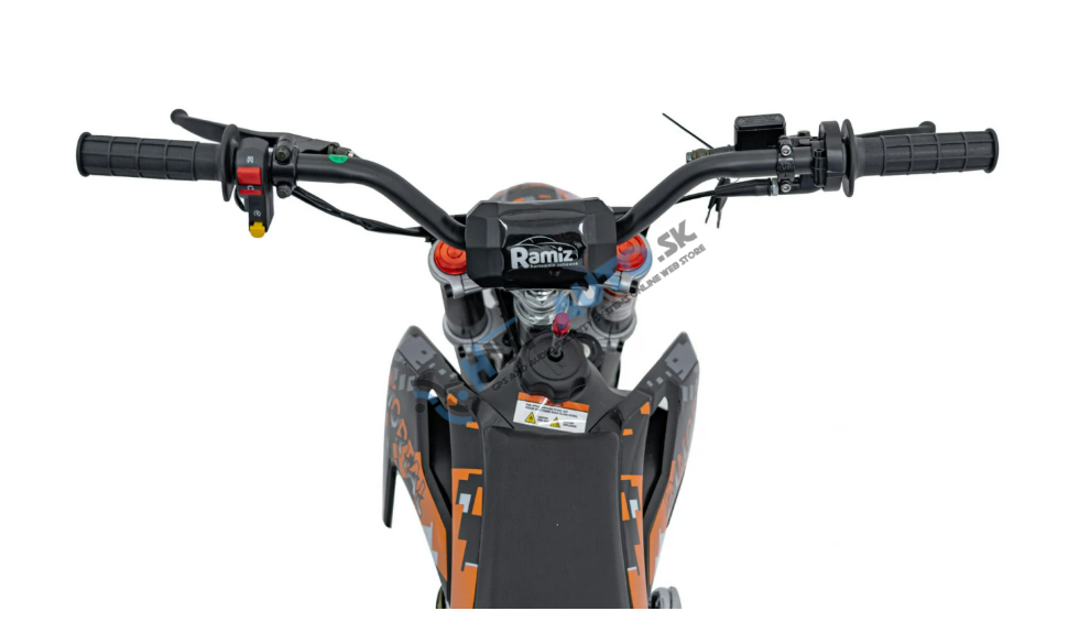 Detská benzínová motorka 110CM IMMORTAL – oranžová