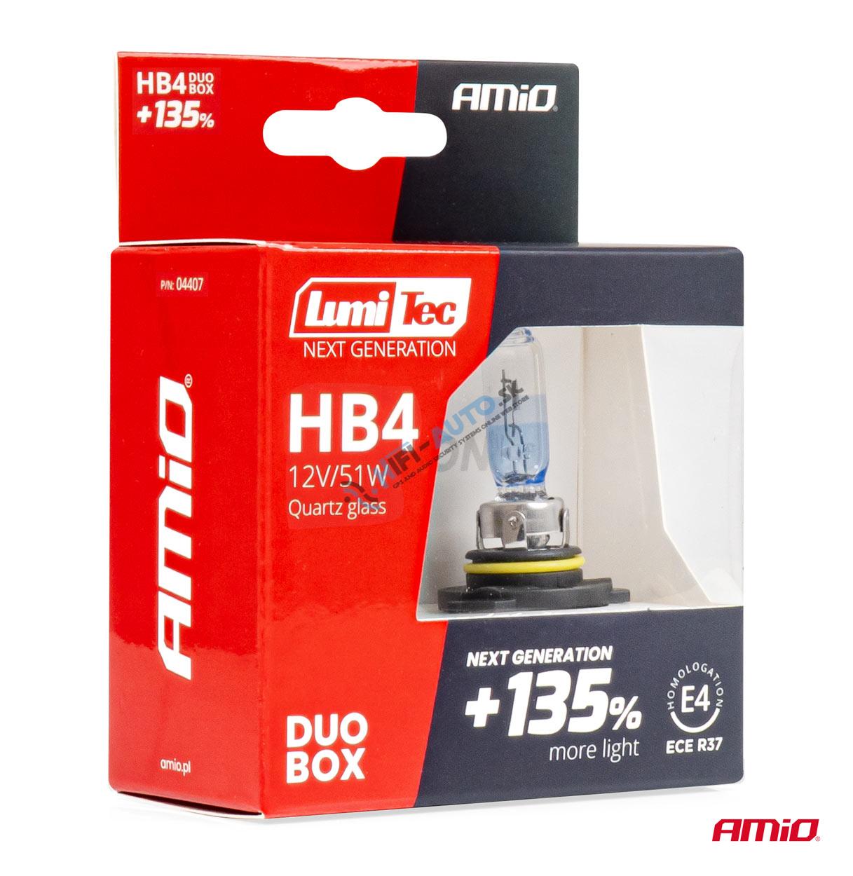Halogenové žiarovky HB4 12V 51W LumiTec NEXT GENERATION +135% DUO