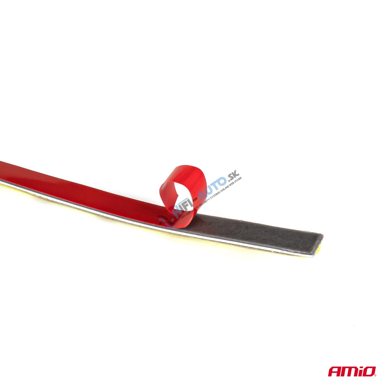 Modré LED bočné pásy do auta 2x30cm 12V