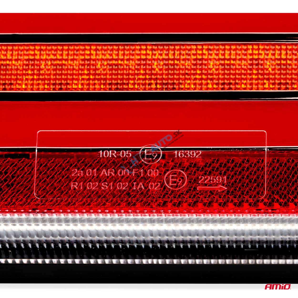 Svetlo zadné združené LED dynamické ĽAVÉ PRAVE- RCL-01-LR