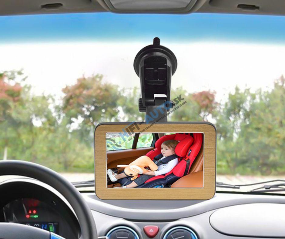 Detský kamerový monitor s nočným videním do auta