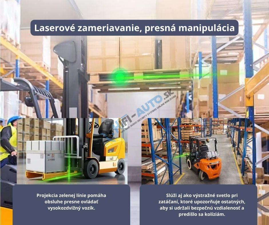 Kamera pre vysokozdvižné vozíky s LED osvetlením + 7″ LCD monitor + 9 600 mAh batéria (krytie IP69 / IP68)