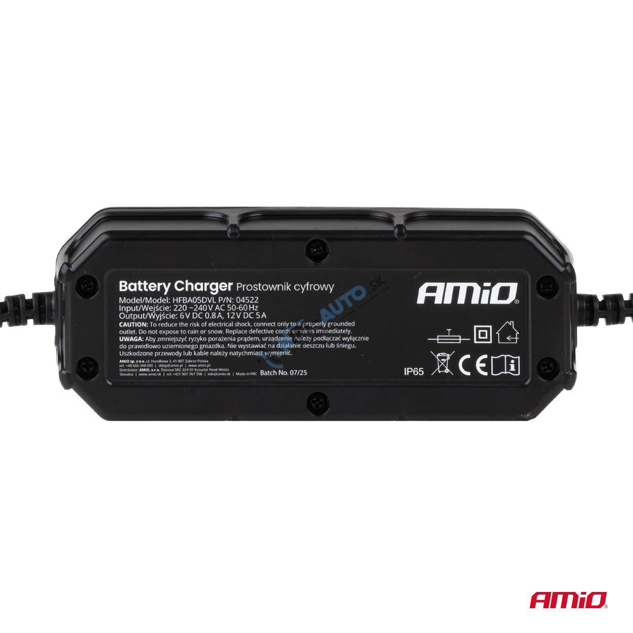 Nabíjačka digitálna LEAD ACID LFP MAX 5A 6/12V