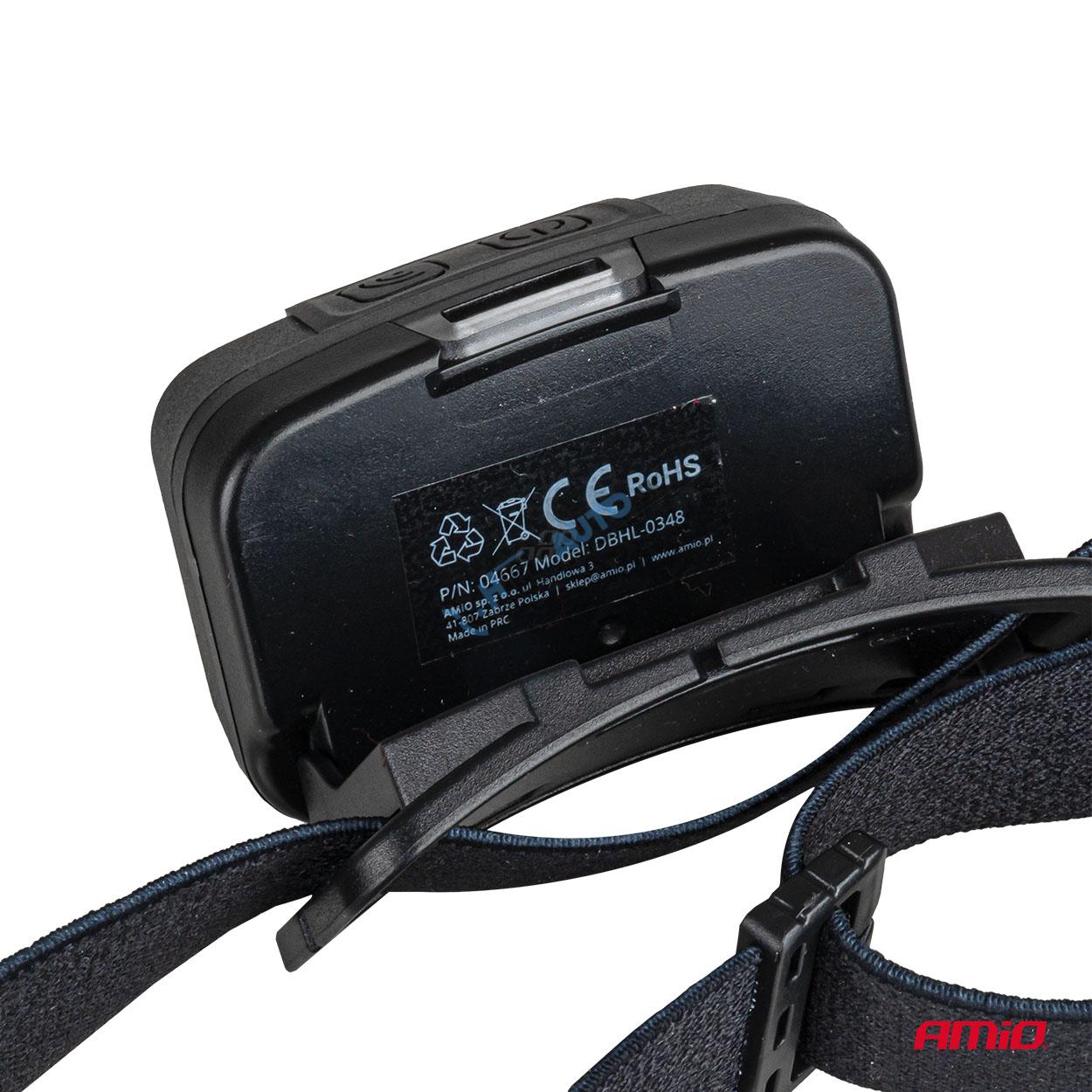 Čelovka LED XPG+COB 1800mAh (BATT)