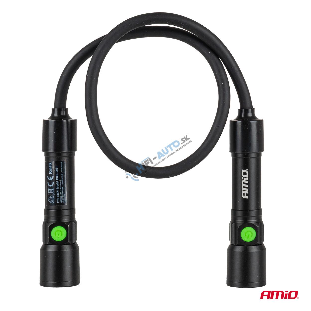 LED kontrolná baterka 2xP50 1000mAh (BATT)