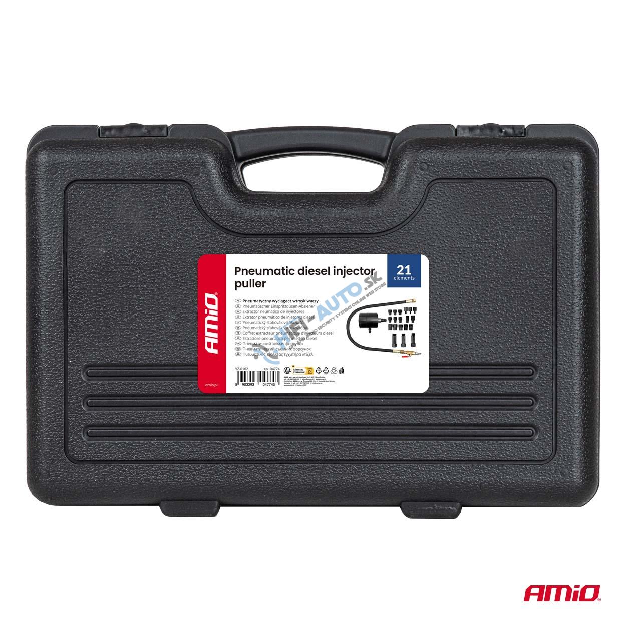 Pneumatický sťahovák vstrekovačov