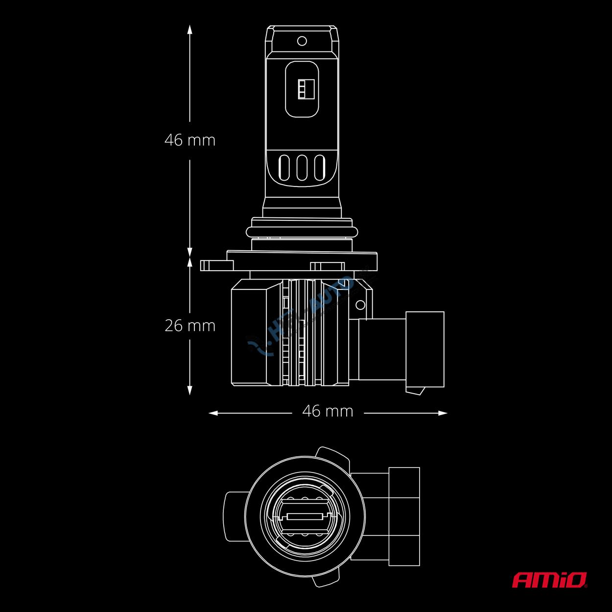 LED prestavbová sada F26 PRO HIR2 12V 24V