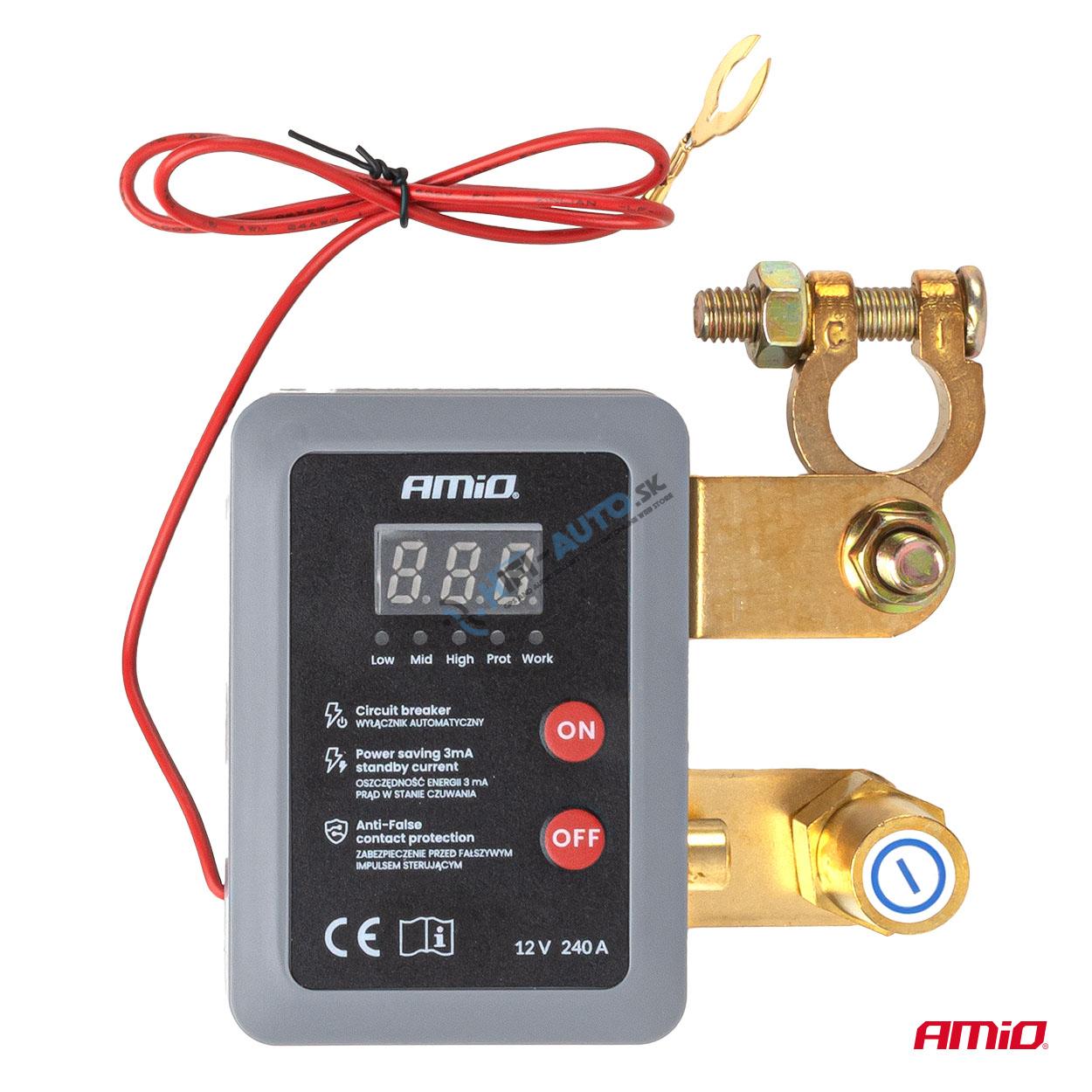 Diaľkový automatický vypínač akumulátora 12V 240A (BATT)
