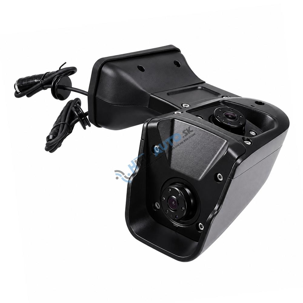 AHD kamerový set s monitorom 12,3", dvojitá kamera na ramene, DVR, ľavá strana