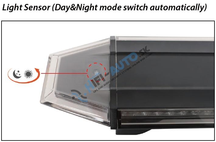 LED rampa 1227mm, oranžová, 10-50V, ECE R65