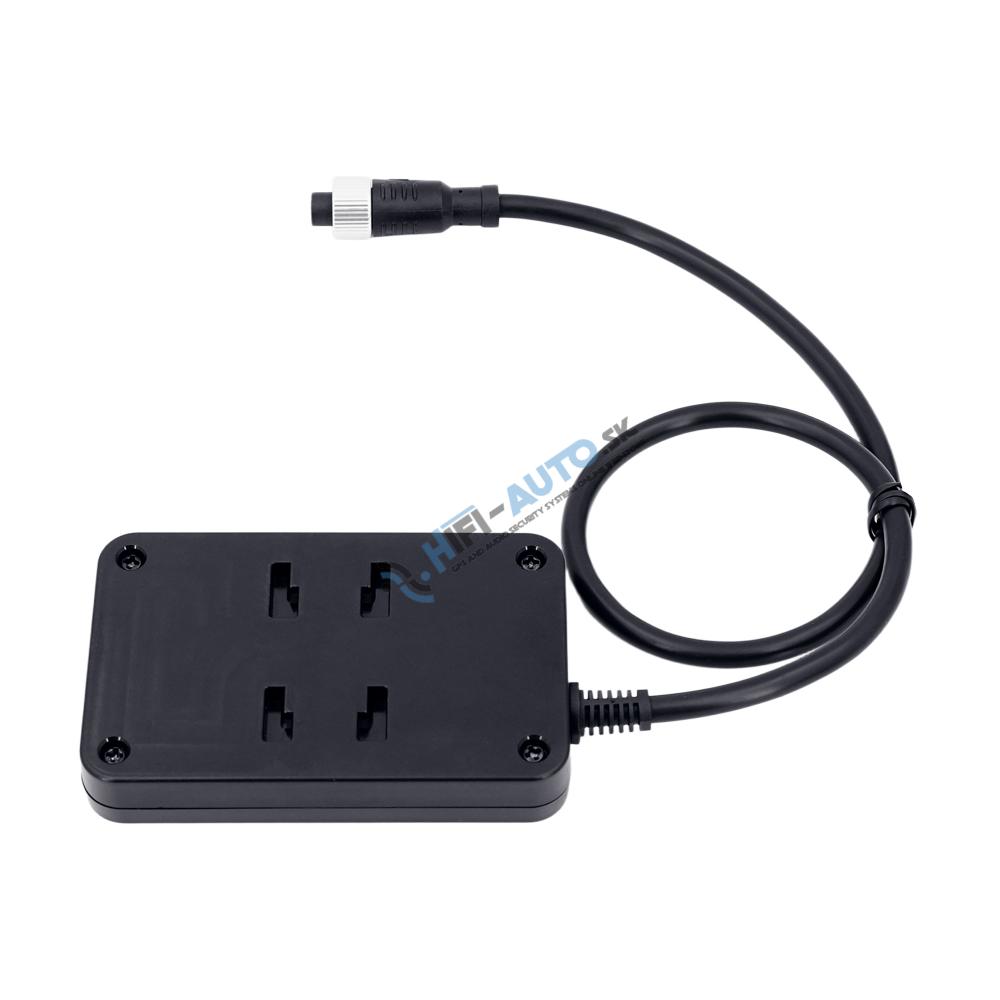 LED alej vodeodolná (IP67) 12-24V, 72x LED 1W, oranžová 927mm, d.o., ECE R65