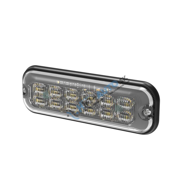 PREDATOR 12x4W LED, 12-24V, červeno-modrý, ECE R10