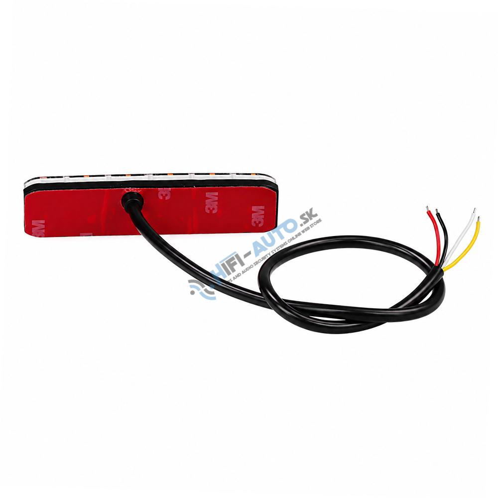 PREDATOR 6x3W LED, 12-24V, oranžový, flexibilný, ECE R65