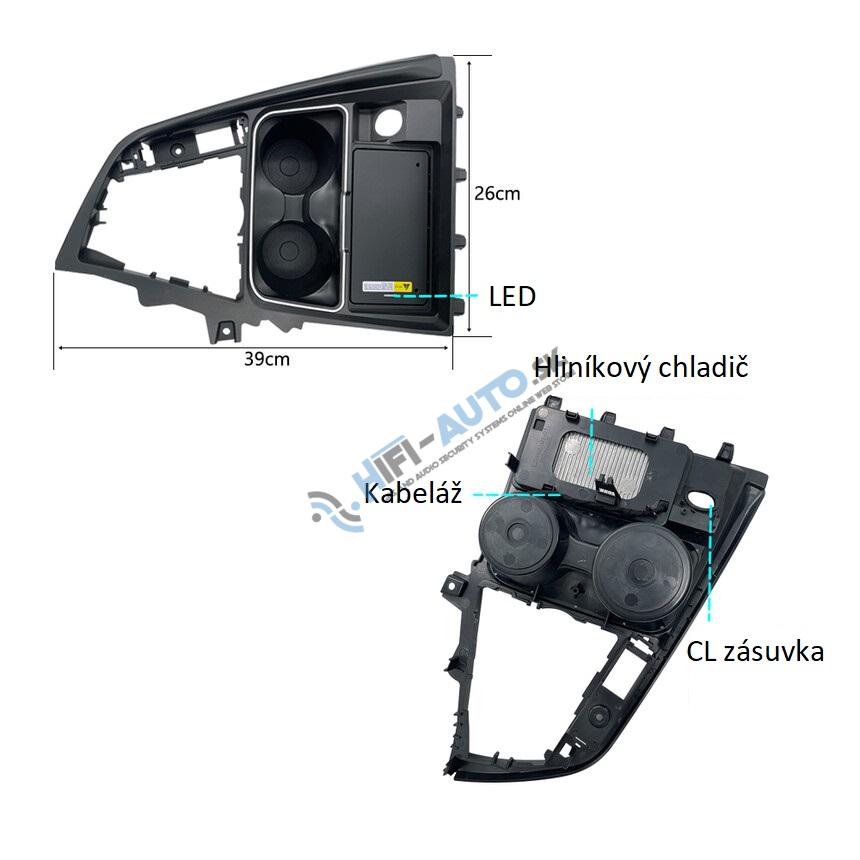 Qi indukčná nabíjačka telefónov BMW 3 (F30/F31/F35)