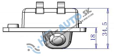 Cúvacia kamera AUDI Q7, A6L, A4, S5