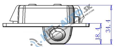 Cúvacia kamera AUDI A4L, TT