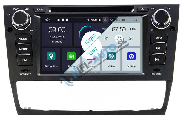 ANDROID 14 BMW E90, E91 autorádio