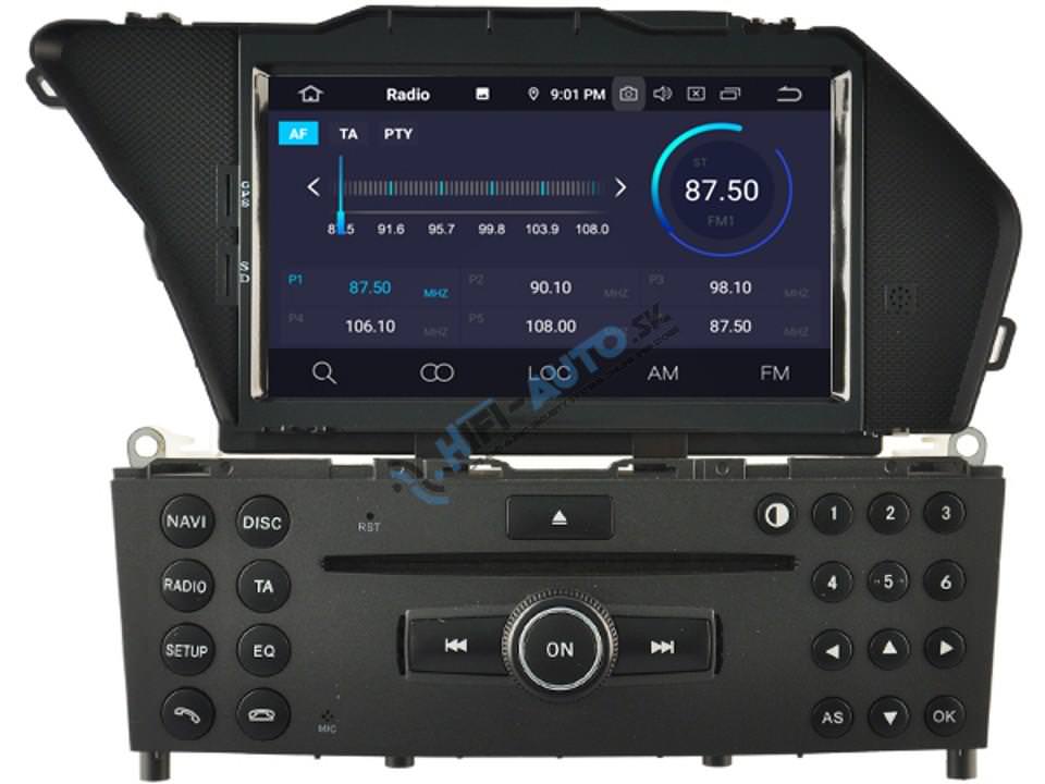ANDROID 15 Mercedes GLK autorádio