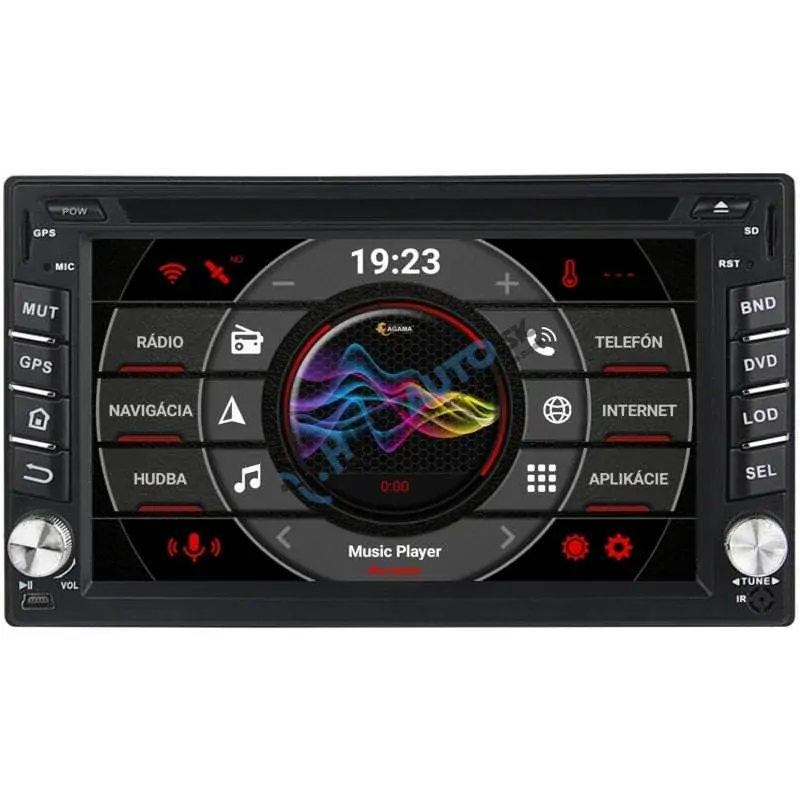 ANDROID 14 2DIN autorádio WIFI, GPS, USB